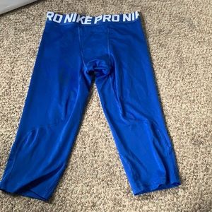 Boys capris. Nike blue size medium